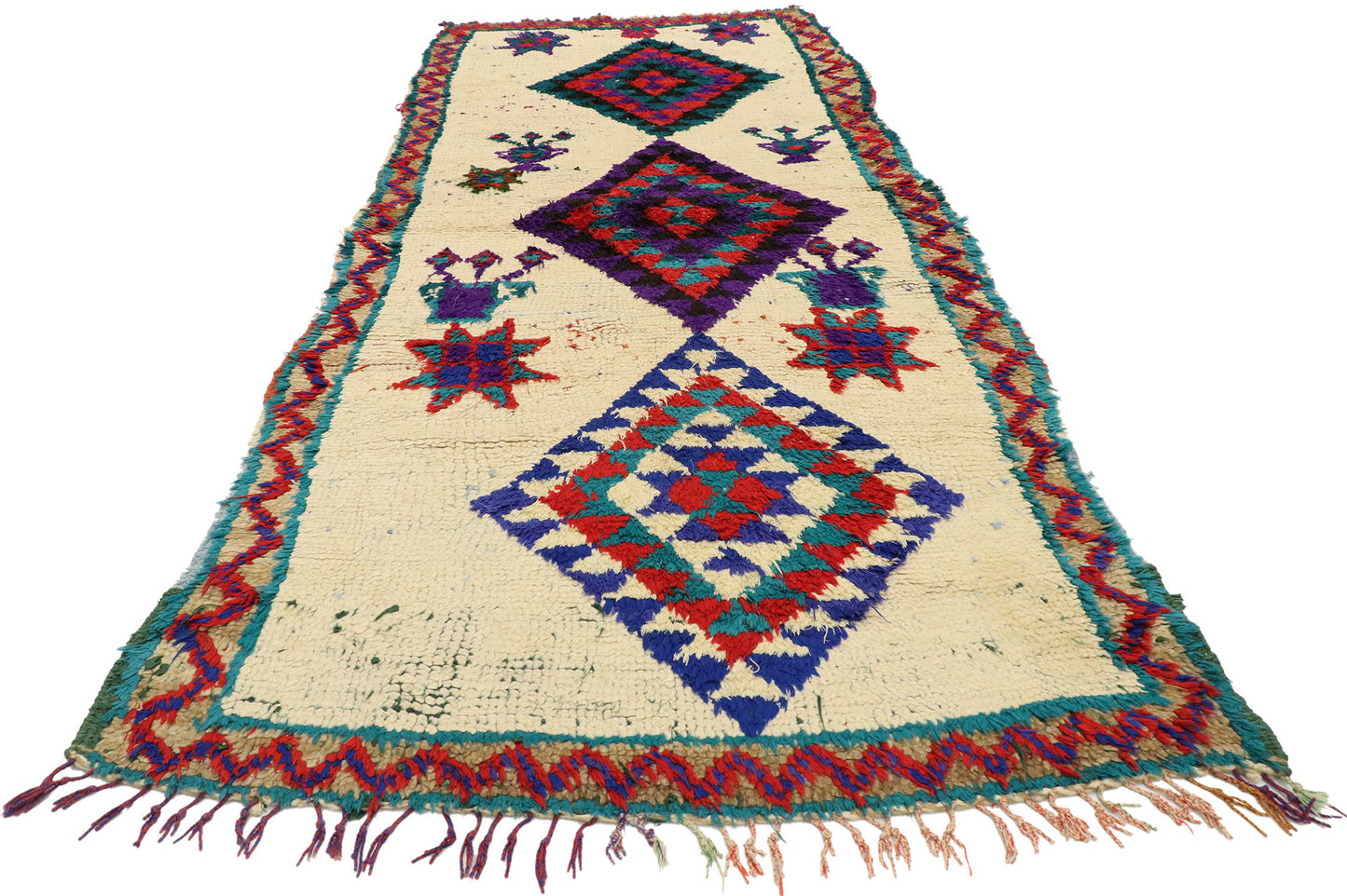 3 x 8 Vintage Moroccan Azilal Rug 20627