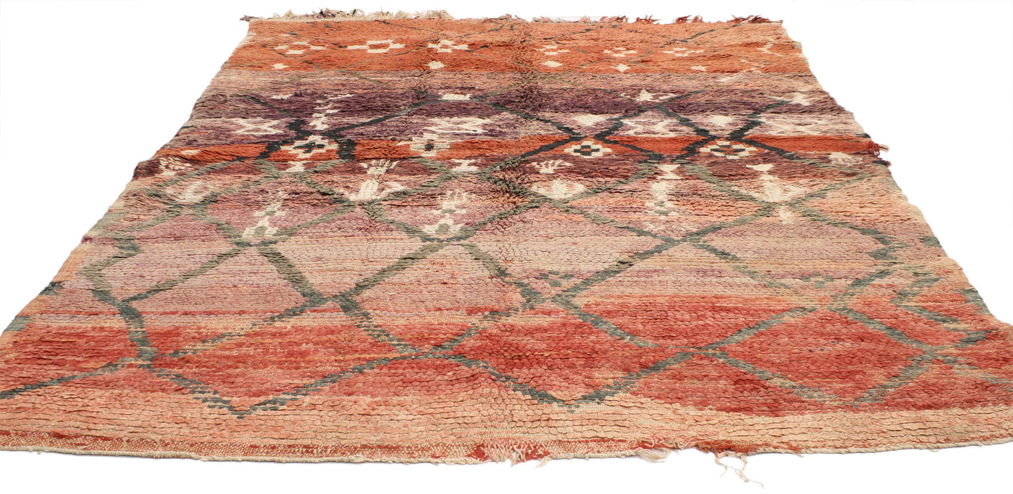 5 x 7 Vintage Moroccan Rug 20634