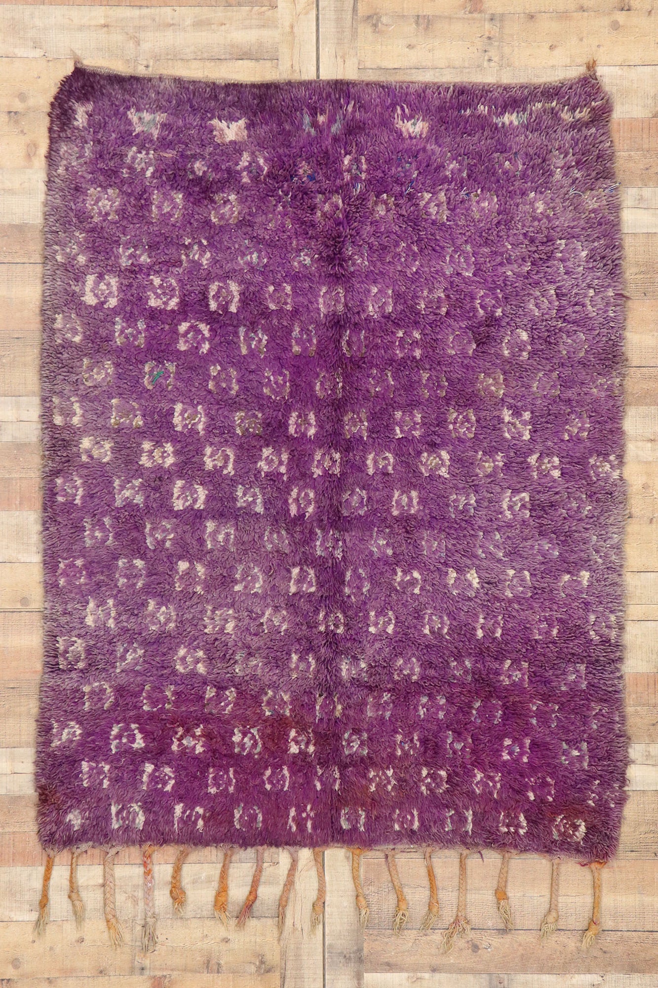 5 x 6 Vintage Purple Moroccan Rug 20639