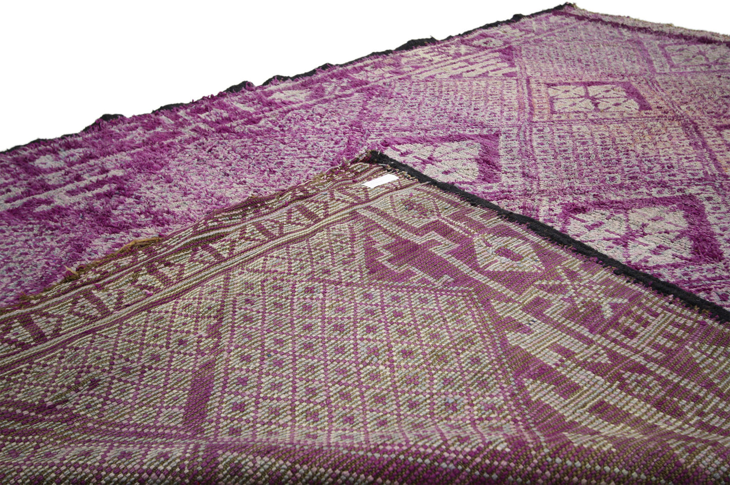 6 x 10 Vintage Purple Moroccan Rug 20741