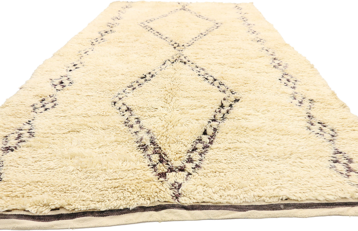6 x 13 Organic Modern Beni Ourain Moroccan Rug 20769