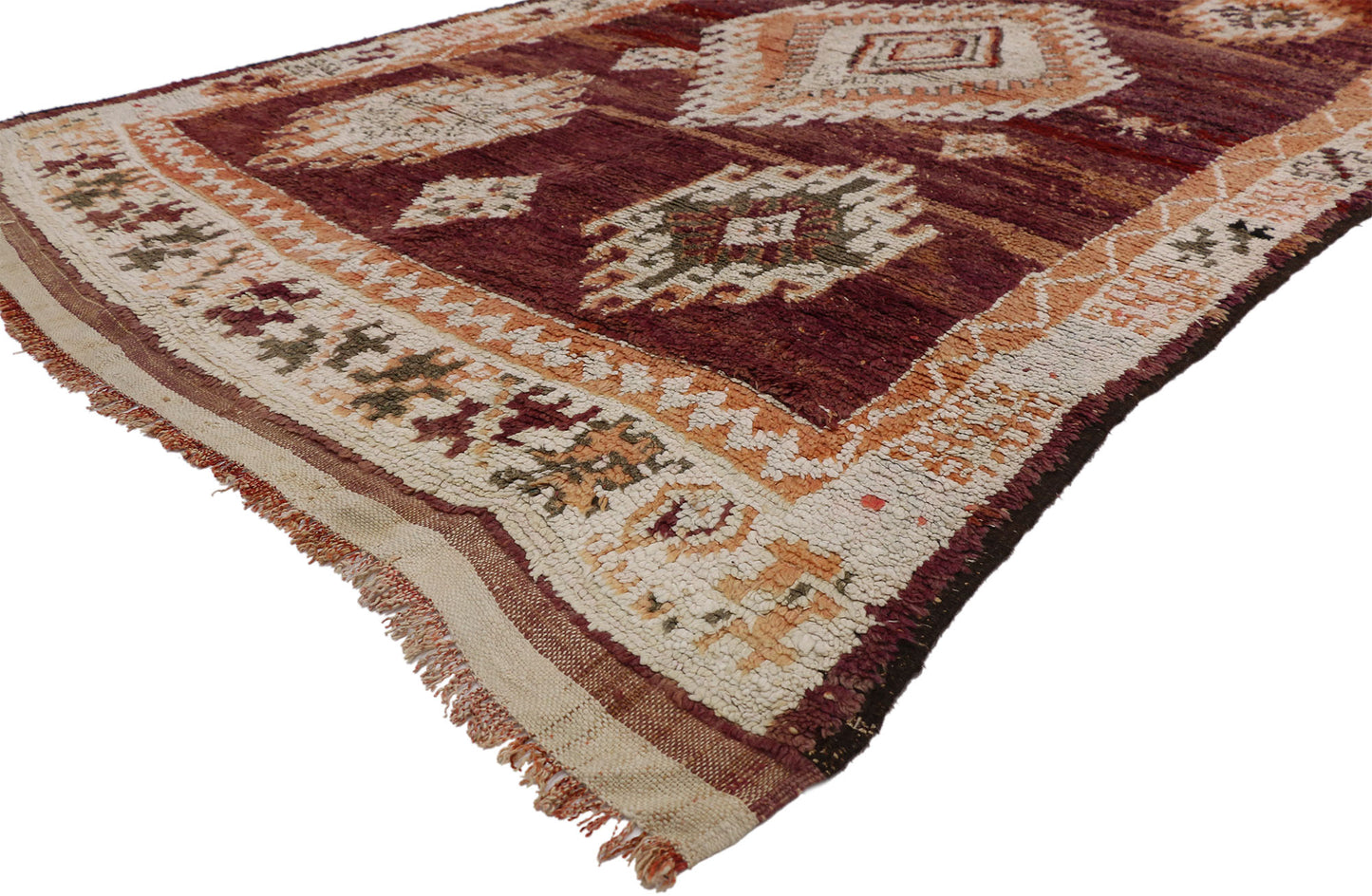 6 x 9 Vintage Moroccan Rug 20778