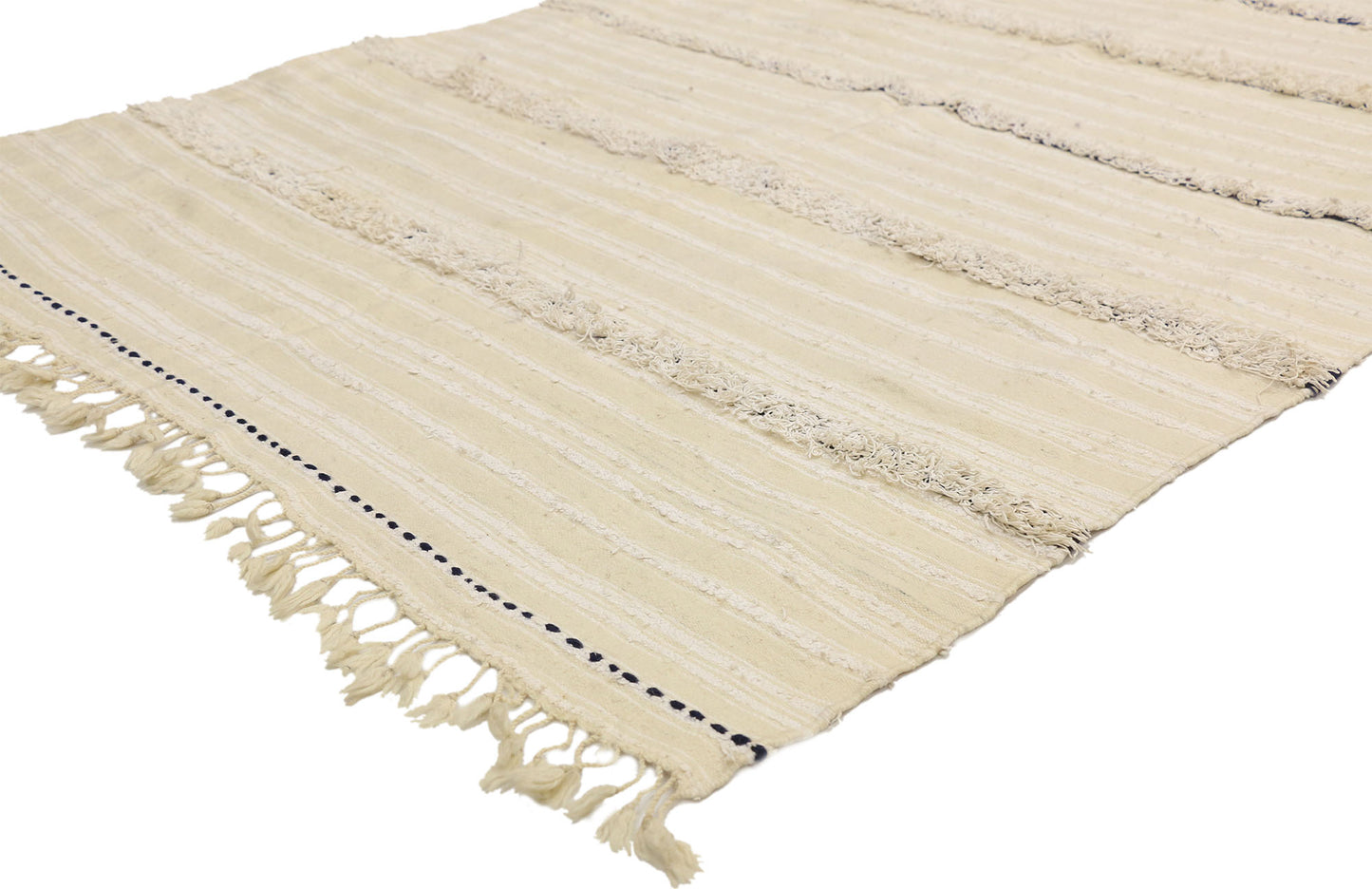 4 x 7 Vintage Moroccan Handira Kilim Rug 20826