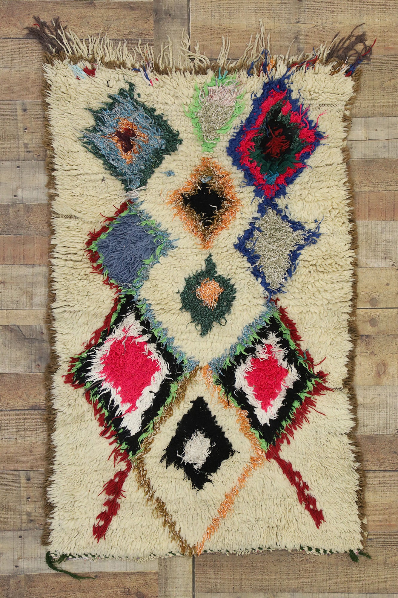 3 x 4 Vintage Moroccan Azilal Rug 20840