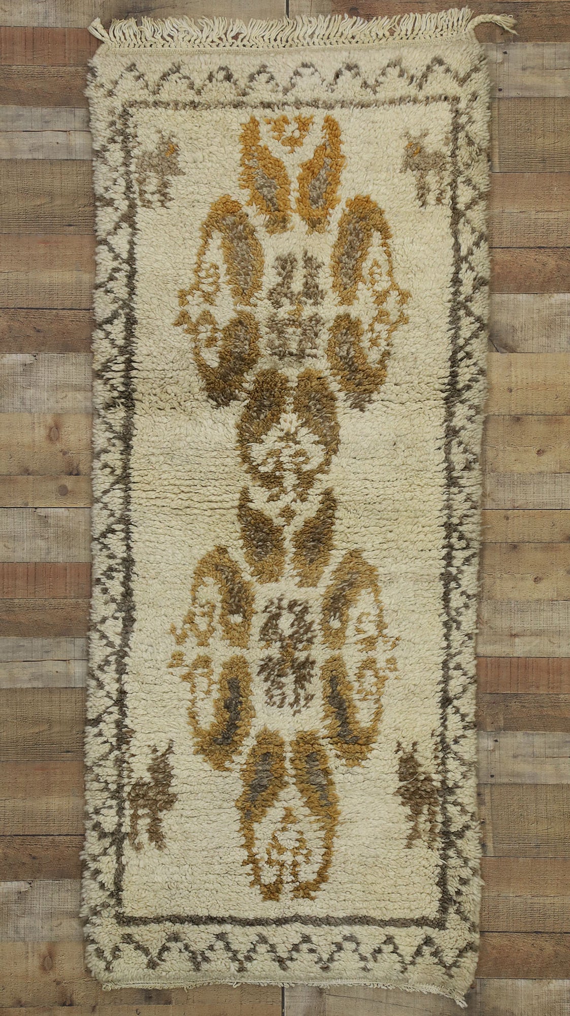 3 x 7 Vintage Moroccan Rug 20844