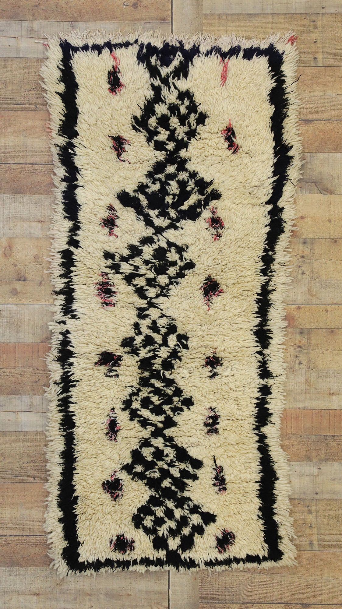 2 x 5 Vintage Moroccan Azilal Rug 20850