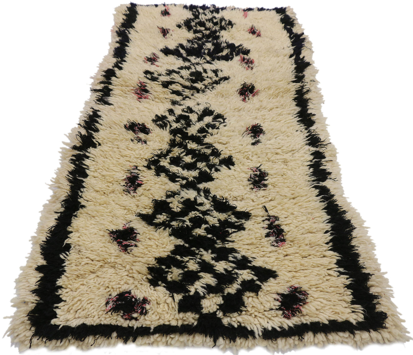2 x 5 Vintage Moroccan Azilal Rug 20850