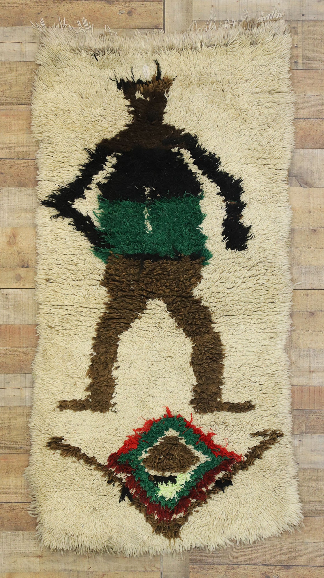 3 x 6 Vintage Moroccan Azilal Rug 20864