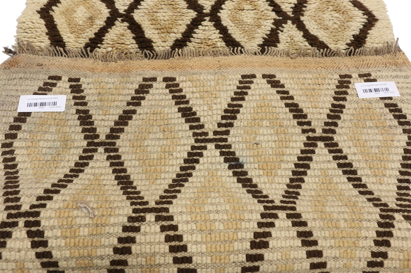 2 x 5 Vintage Moroccan Rug 20865