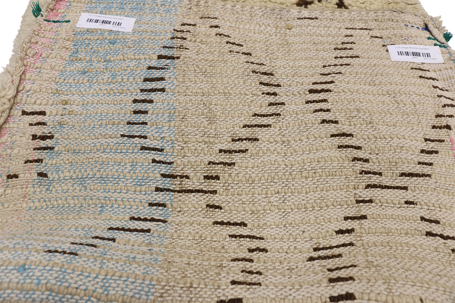 2 x 5 Vintage Moroccan Rug 20877