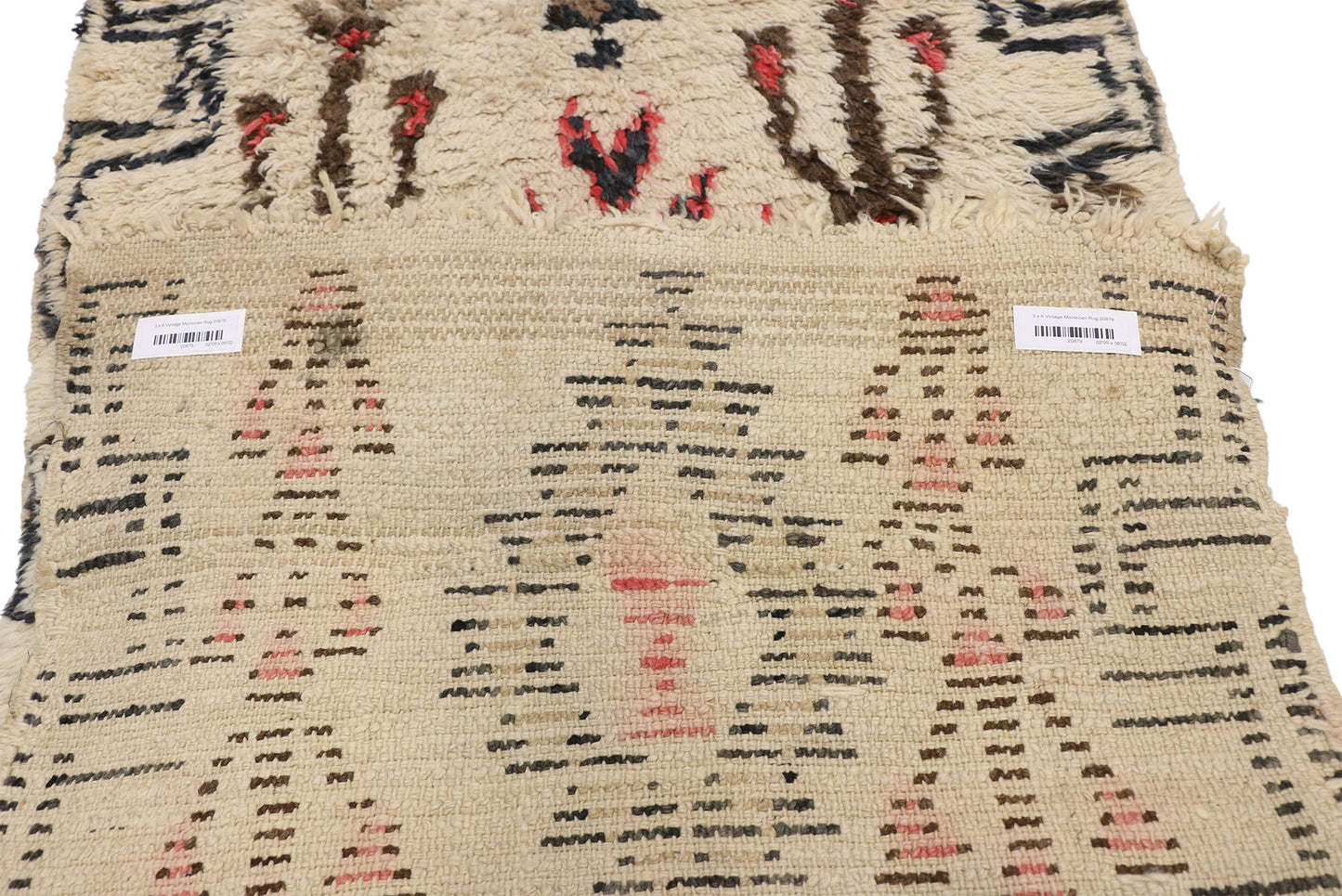 3 x 6 Vintage Moroccan Rug 20879
