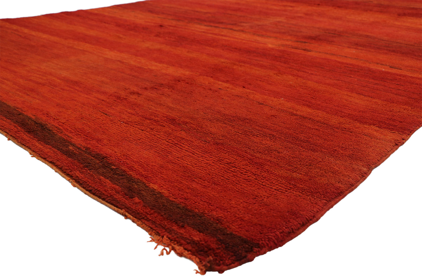 7 x 10 Vintage Red Beni Mrirt Moroccan Rug 20894