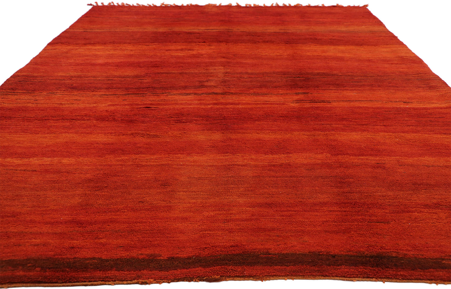 7 x 10 Vintage Red Beni Mrirt Moroccan Rug 20894