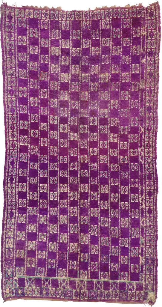 6 x 12 Vintage Purple Talsint Moroccan Rug 20905