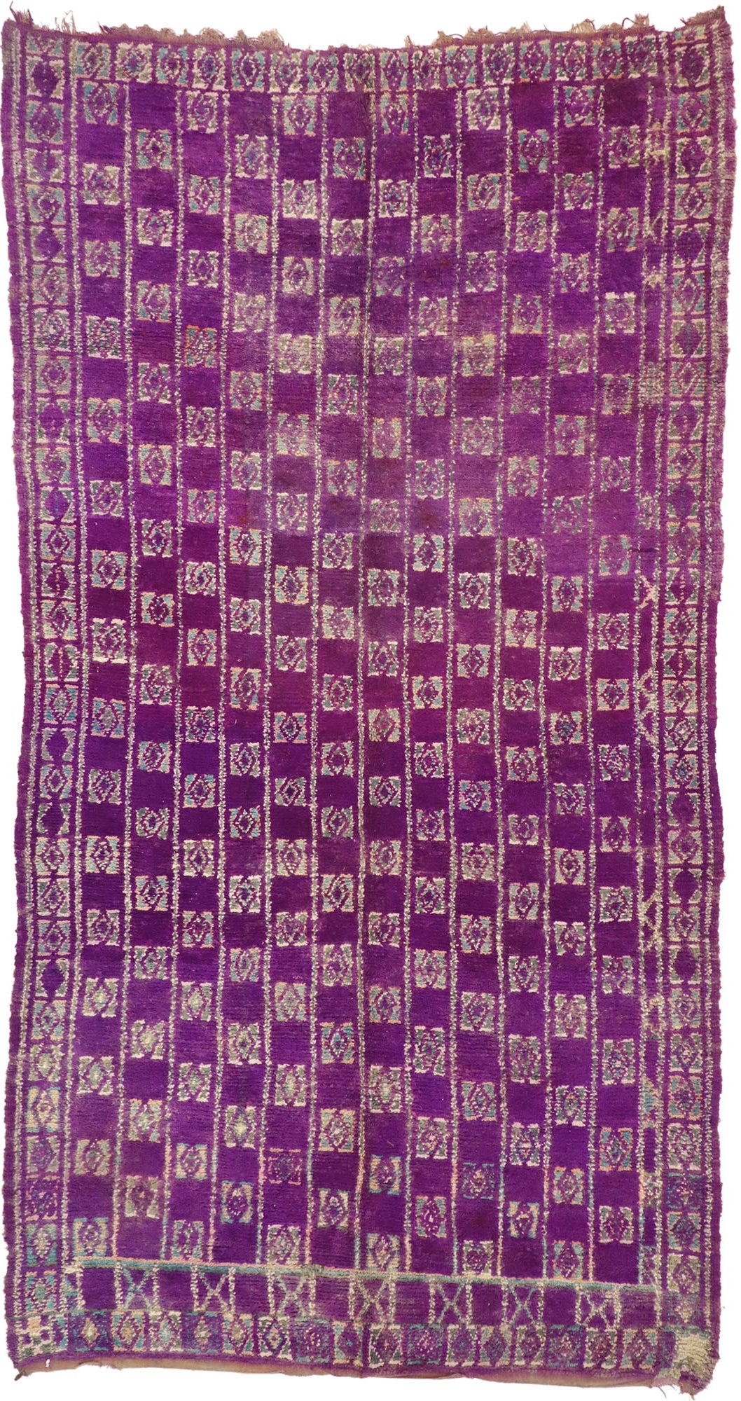 6 x 12 Vintage Purple Talsint Moroccan Rug 20905