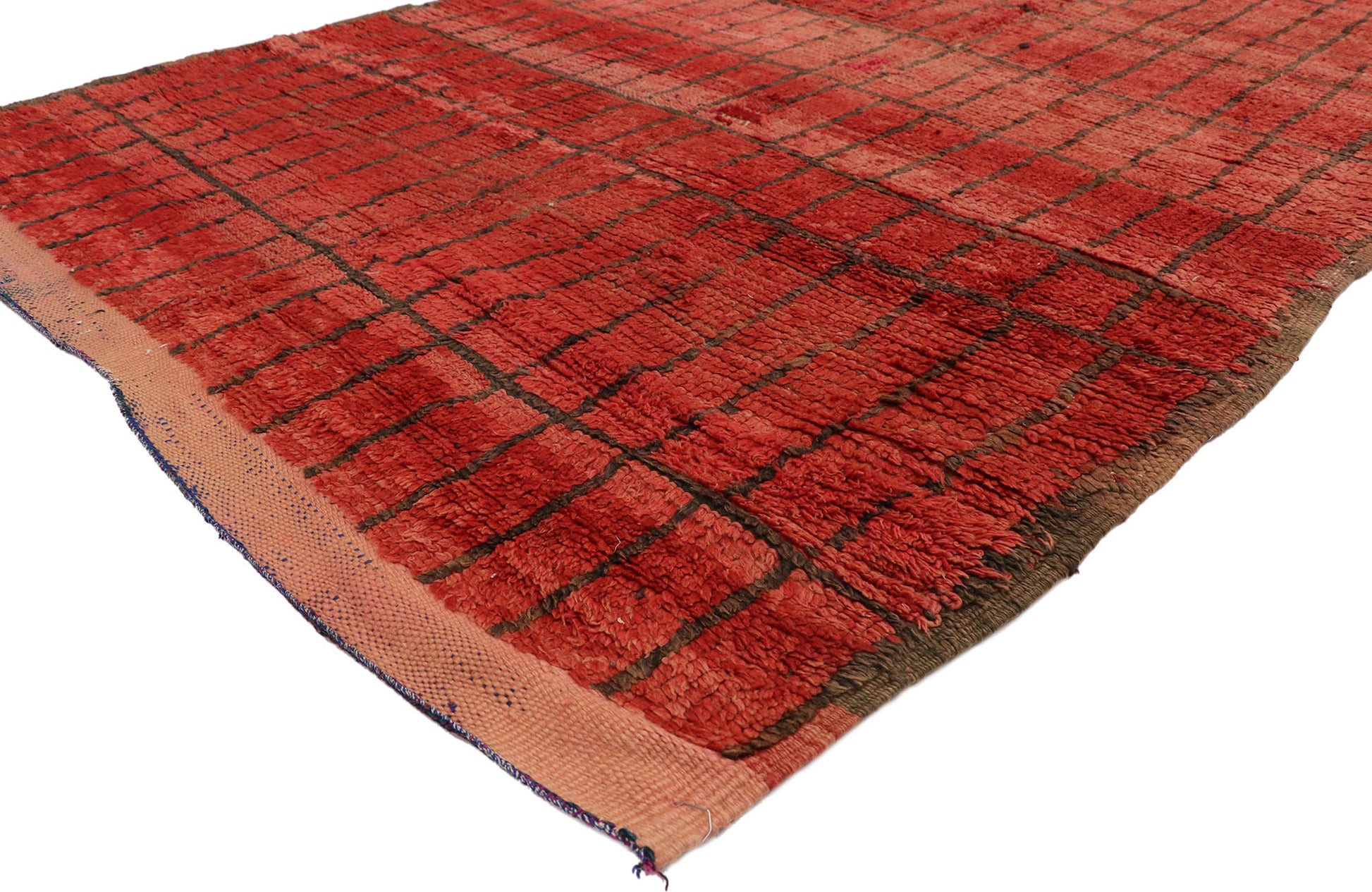 6 x 11 Vintage Red Moroccan Rug 20933