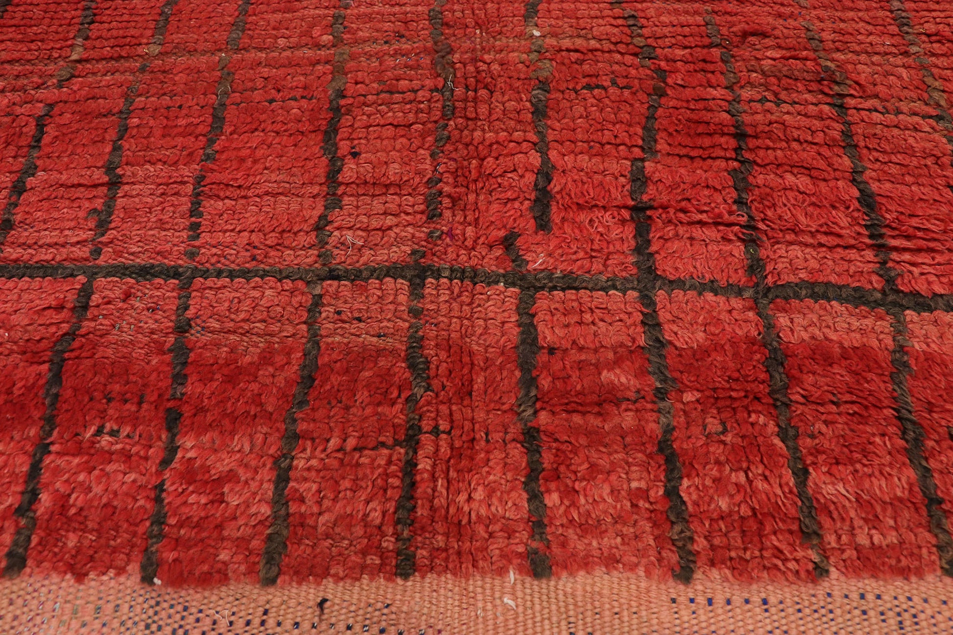 6 x 11 Vintage Red Moroccan Rug 20933