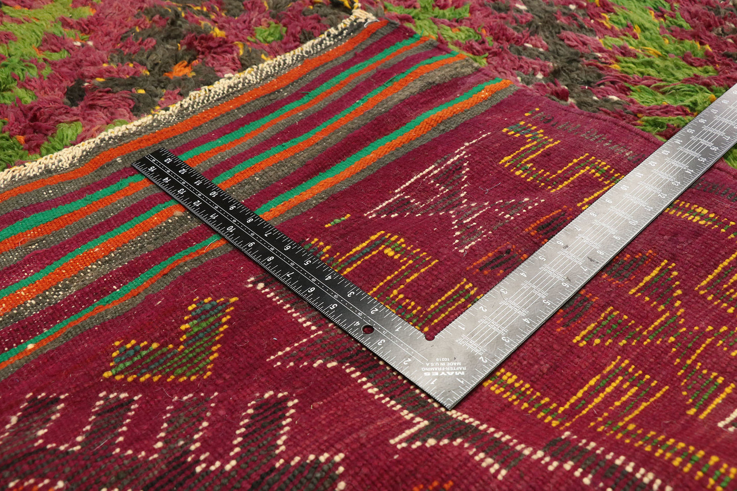 7 x 12 Vintage Beni MGuild Moroccan Rug 20971