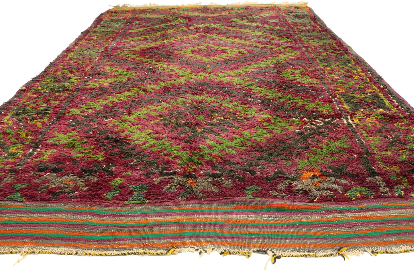 7 x 12 Vintage Beni MGuild Moroccan Rug 20971