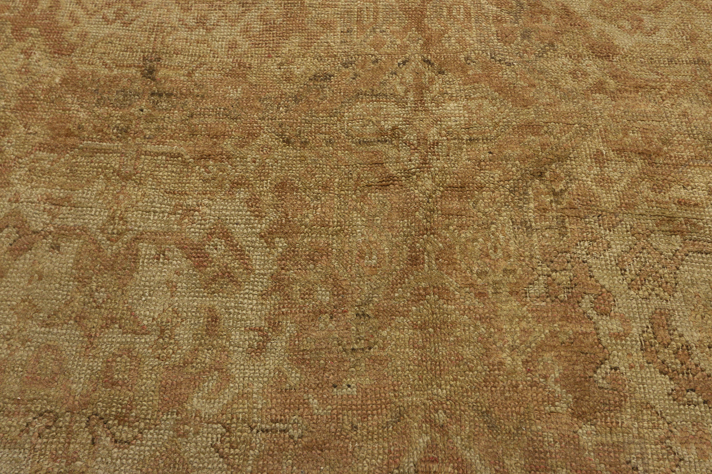 20 x 22 Antique Turkish Oushak Rug 73446
