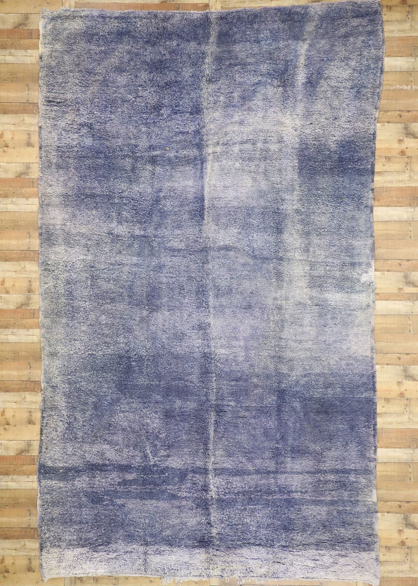 9 x 15 Vintage Purple Moroccan Rug 21025