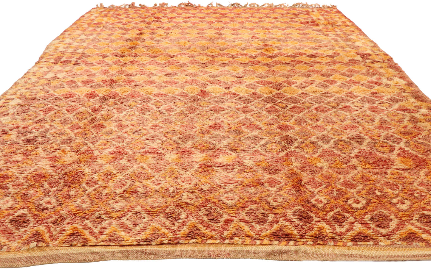 7 x 10 Vintage Boujad Moroccan Rug 21028