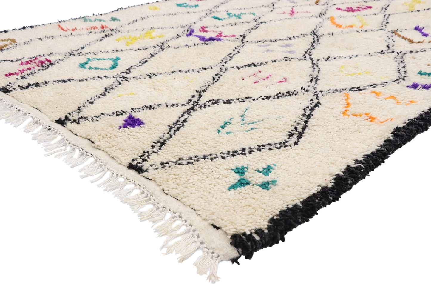 6 x 9 Colorful Moroccan Azilal Rug 21030