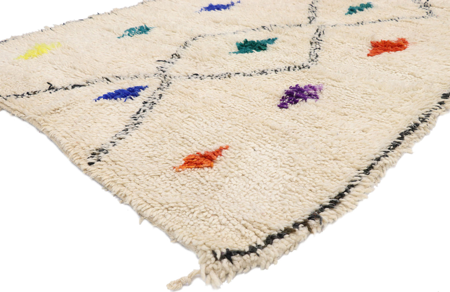 5 x 6 Colorful Moroccan Azilal Rug 21038