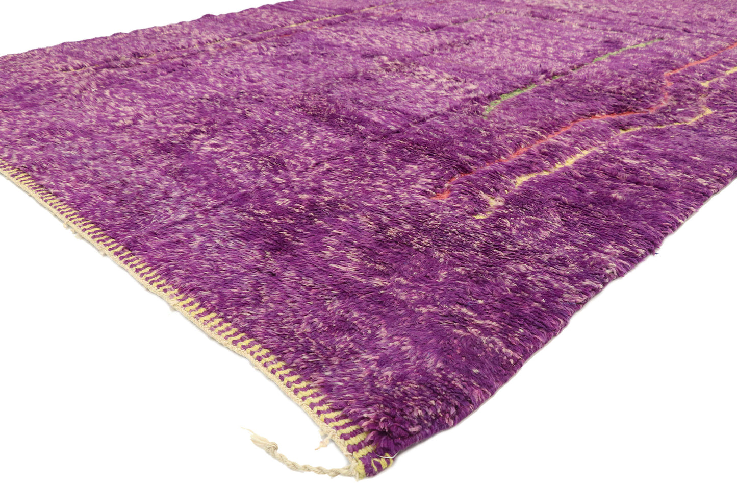 7 x 10 Purple Beni Mrirt Moroccan Rug 21049