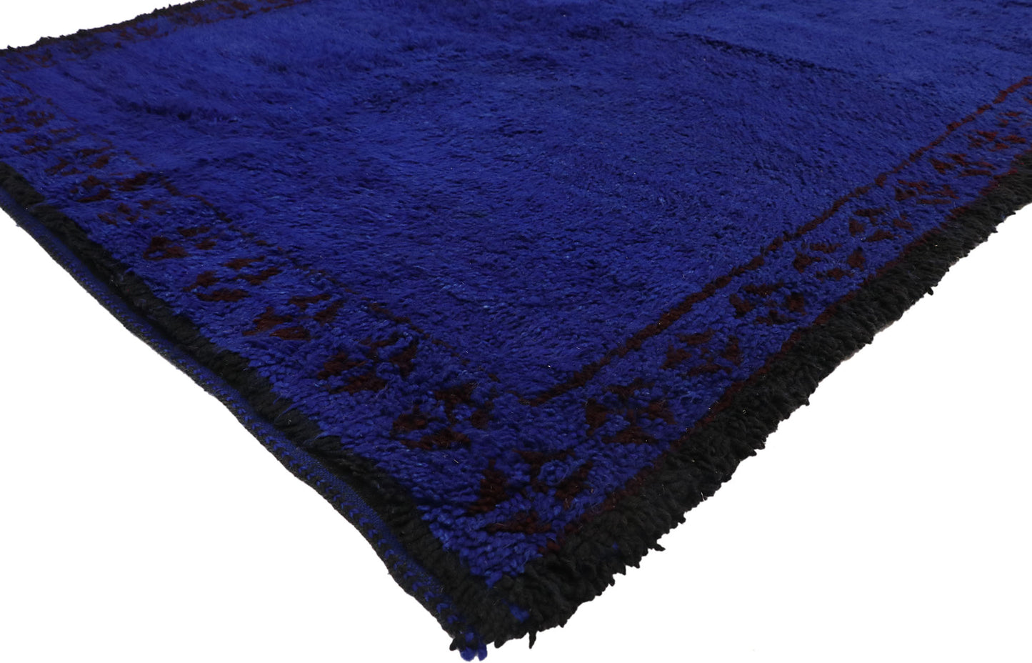 7 x 13 Vintage Beni M'Guild Blue Moroccan Rug 21061