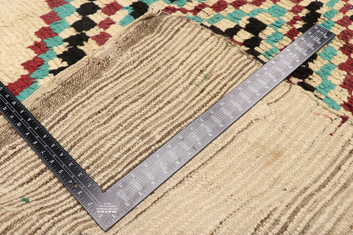 5 x 6 Vintage Moroccan Azilal Rug 21067