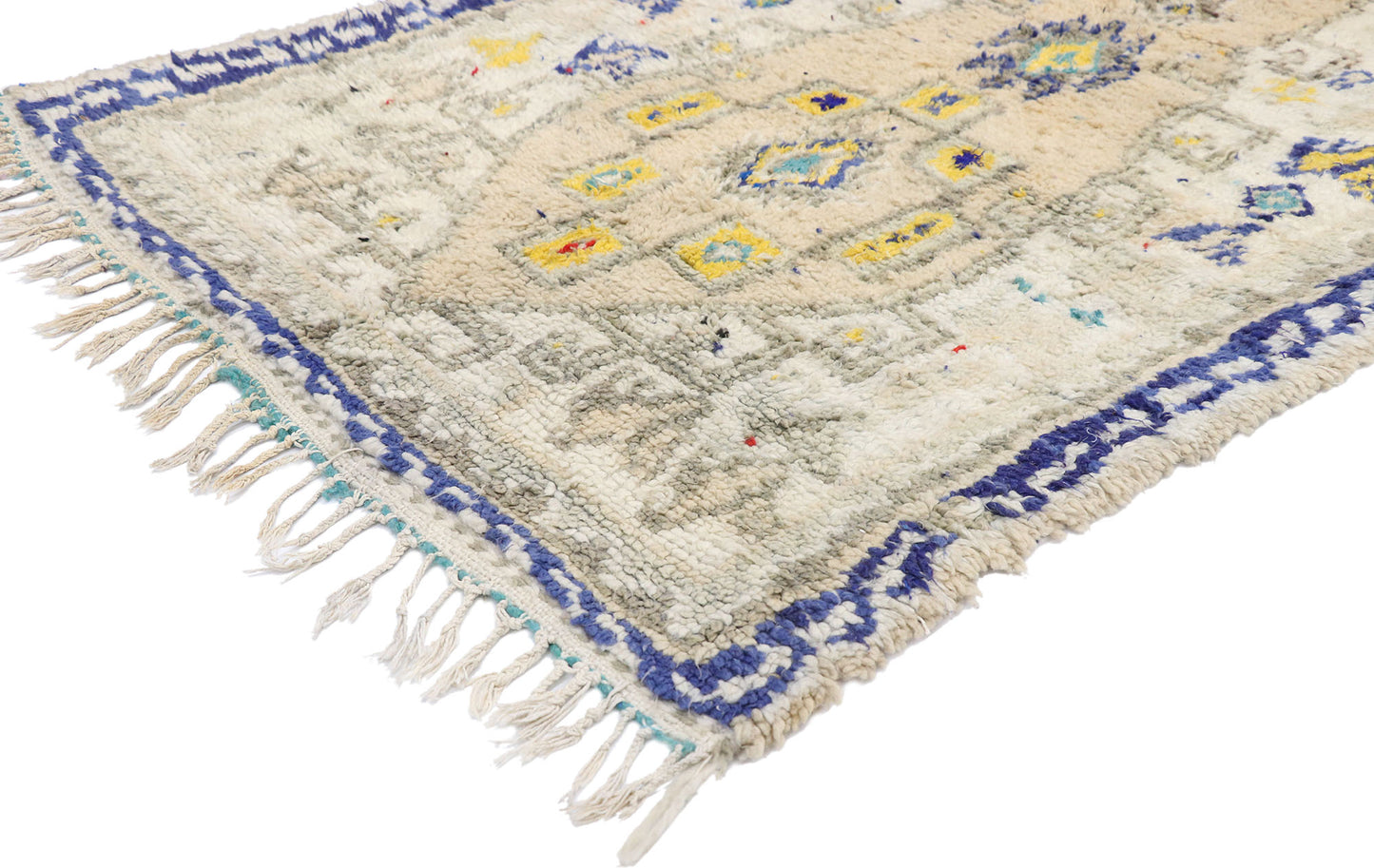 4 x 6 Vintage Moroccan Azilal Rug 21069