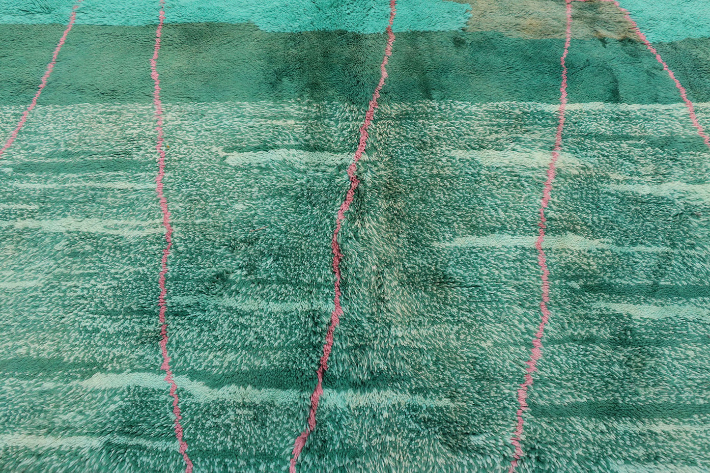 6 x 8 Green Beni Mrirt Moroccan Rug 21096