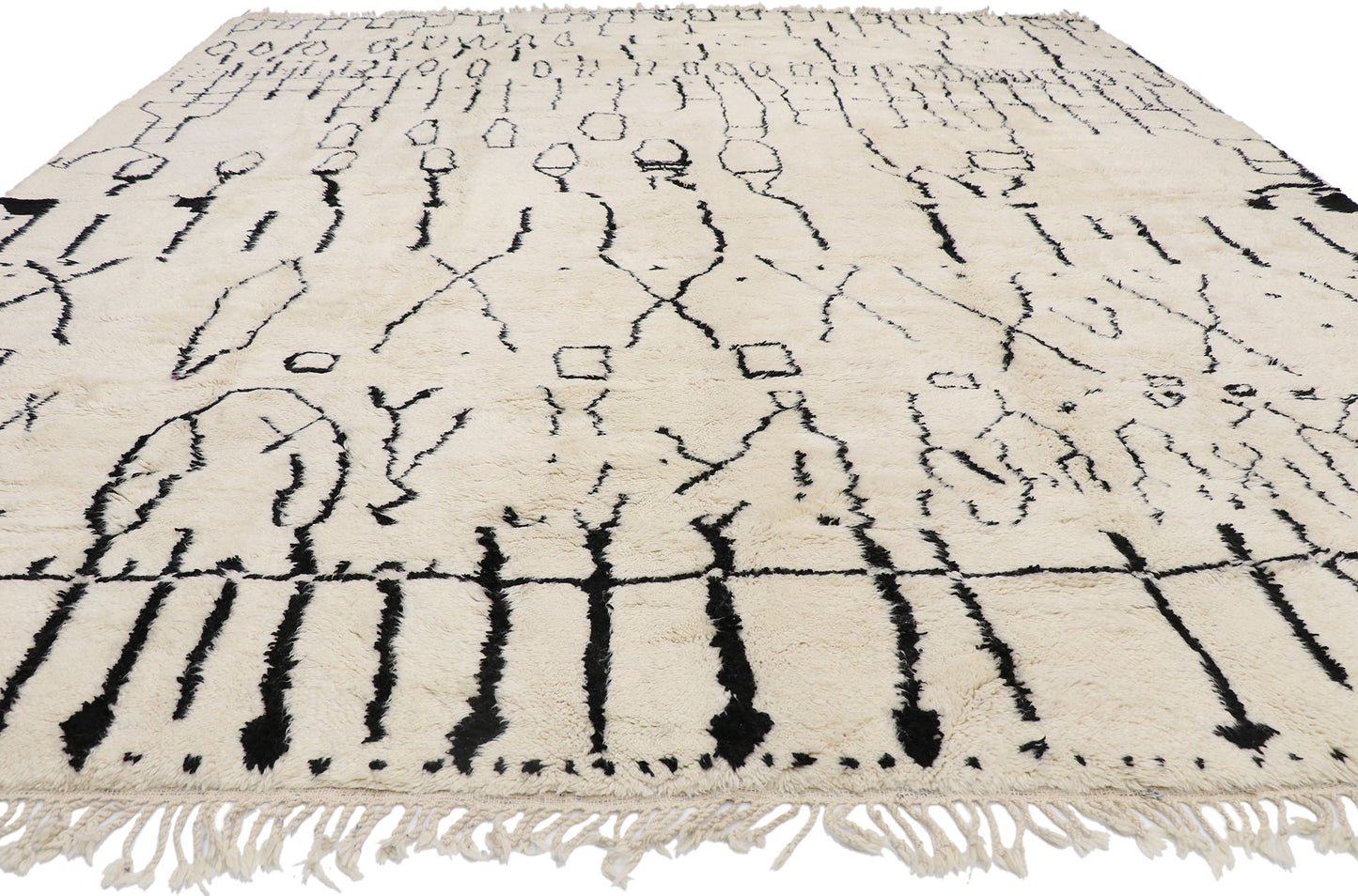 12 x 14 Modern Beni Mrirt Moroccan Rug 21098