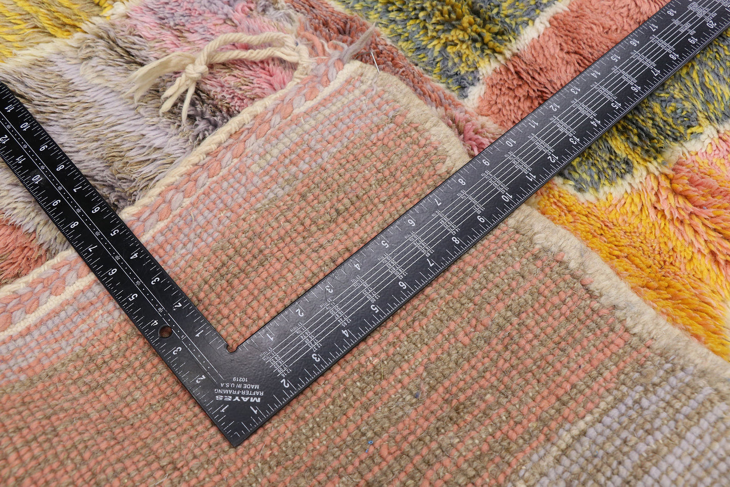 3 x 7 Colorful Abstract Moroccan Rug 21110