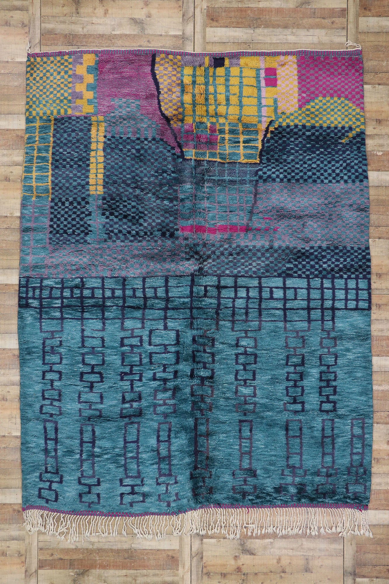 9 x 12 Contemporary Moroccan Rug 21119