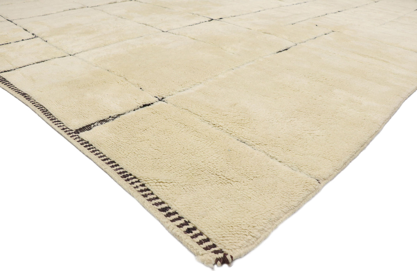 10 x 13 Modern Beni Mrirt Moroccan Rug 21163