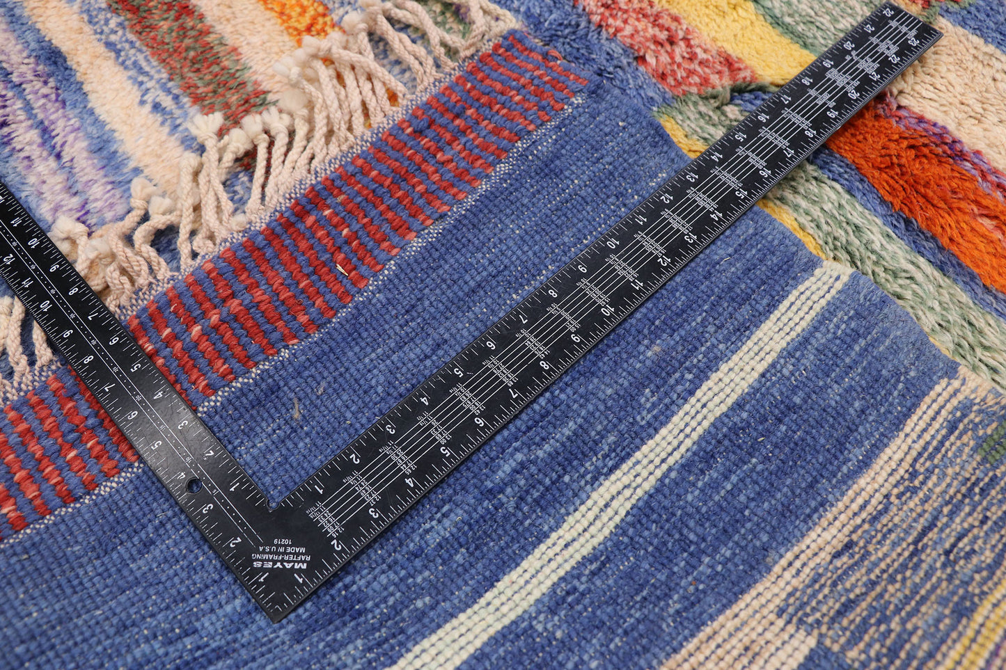 10 x 13 Modern Beni Mrirt Moroccan Rug 21165