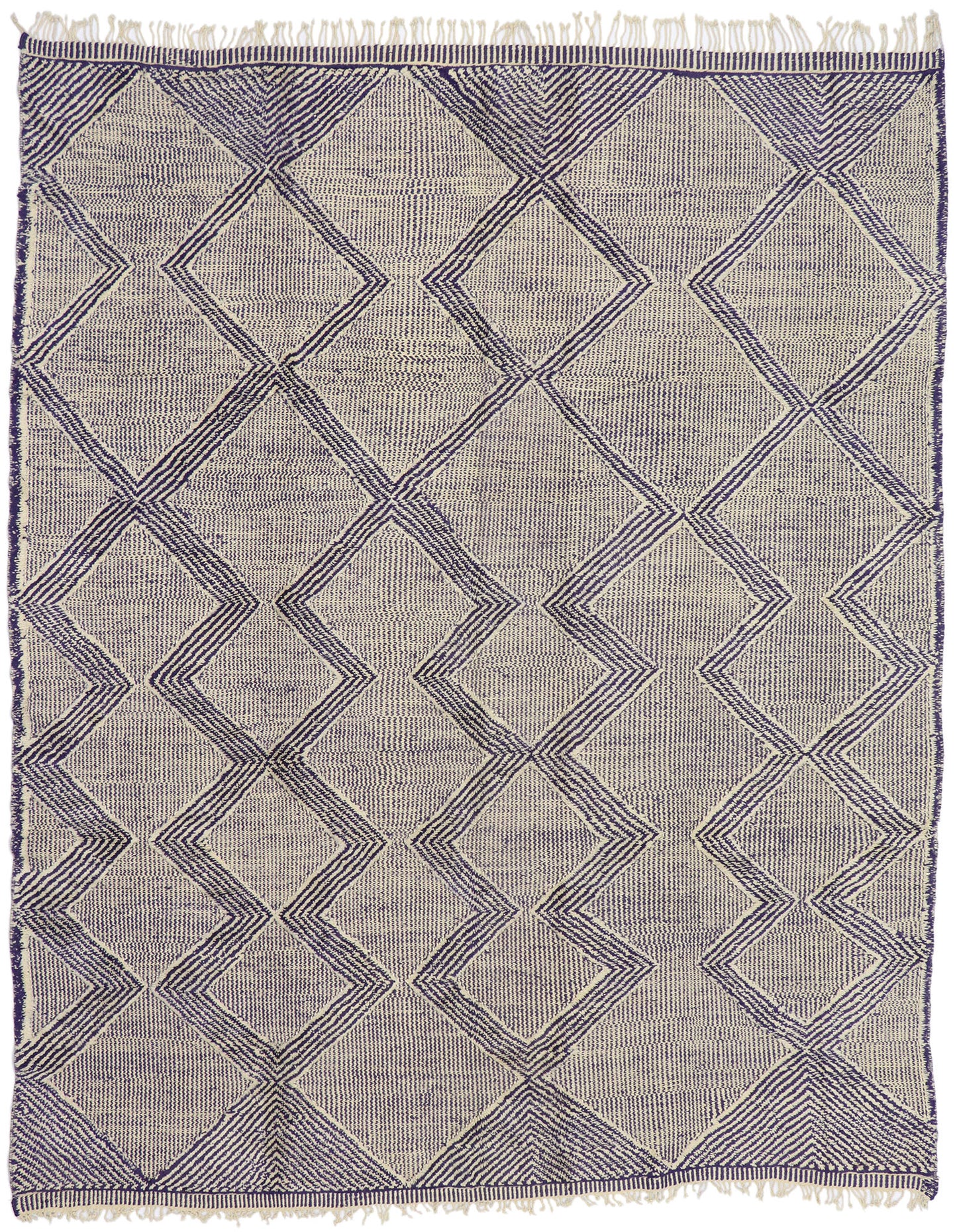 10 x 13 Moroccan High-Low Rug 21166