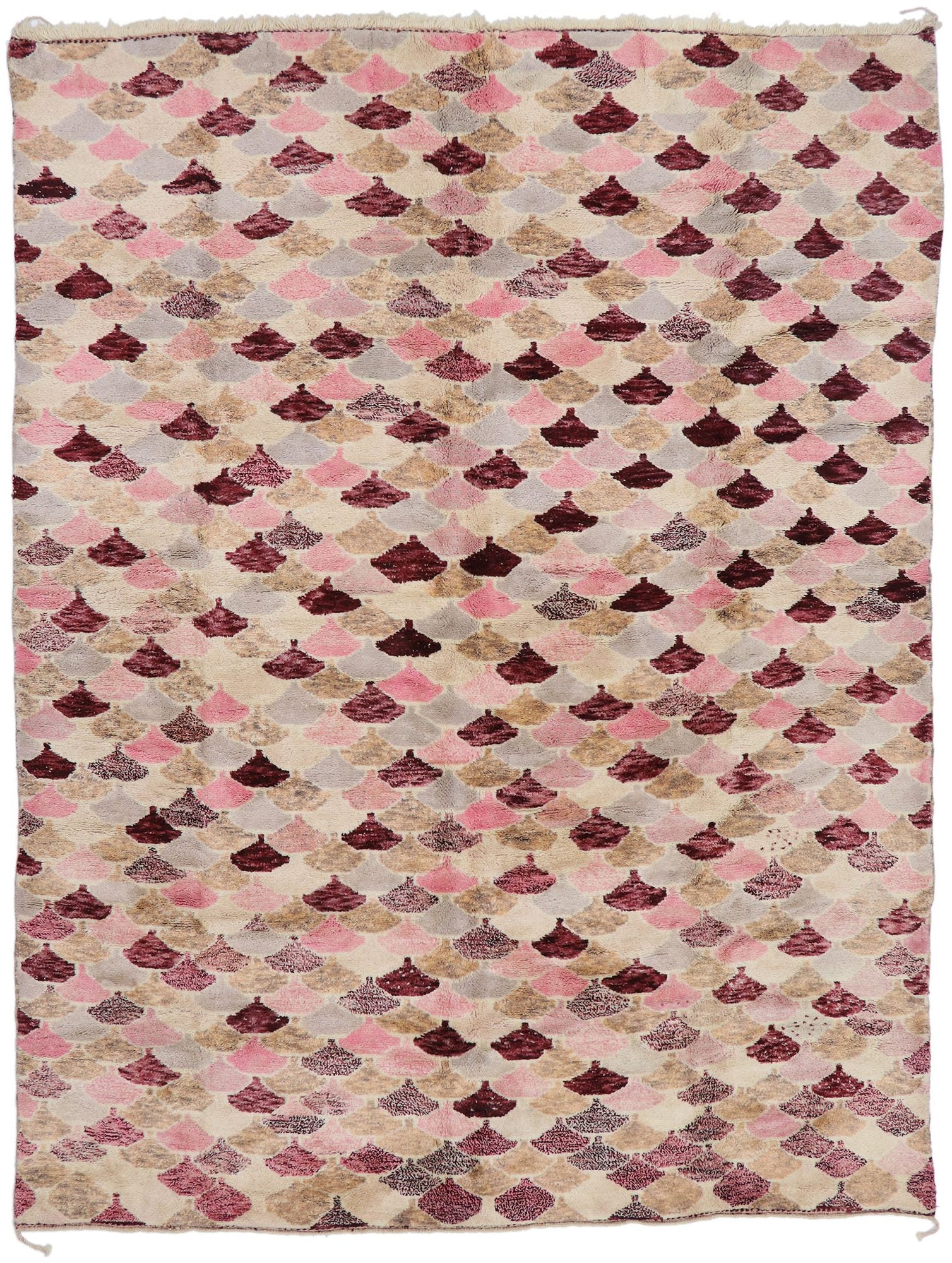 10 x 13 Modern Beni Mrirt Moroccan Rug 21174