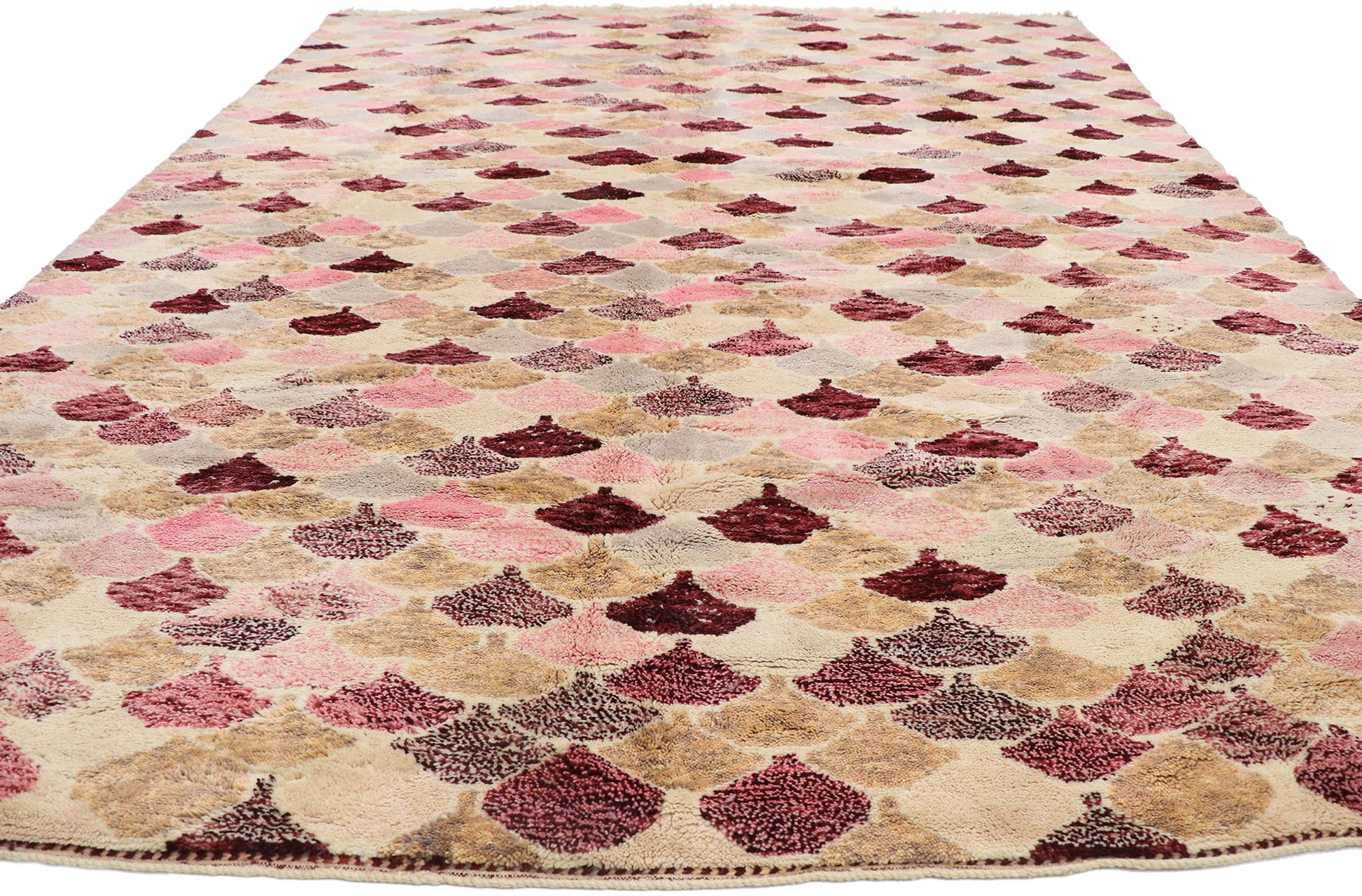 10 x 13 Modern Beni Mrirt Moroccan Rug 21174