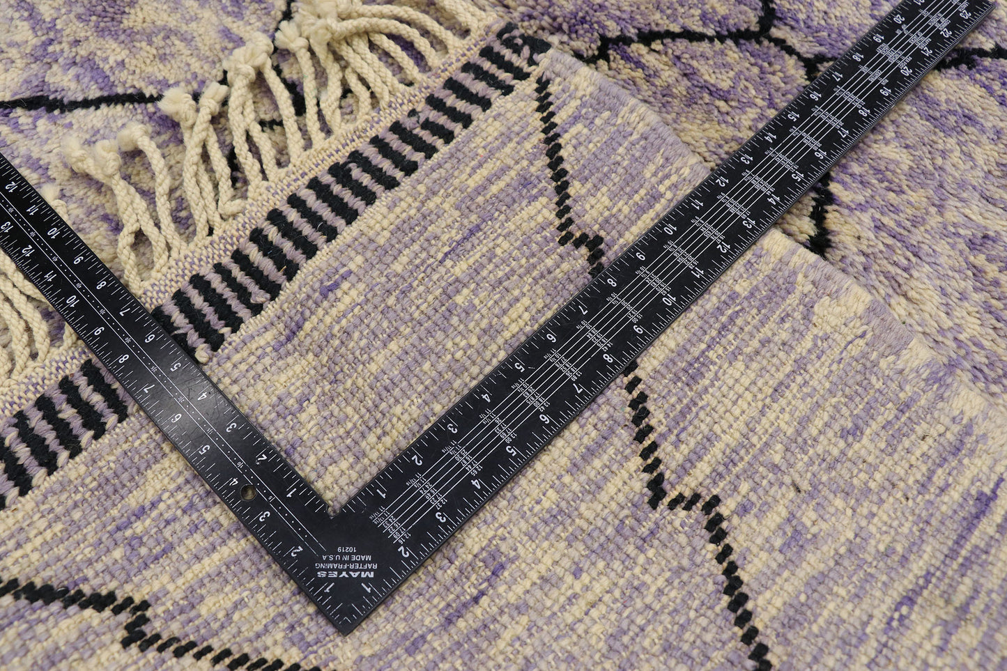 9 x 11 Modern Beni Mrirt Moroccan Rug 21177