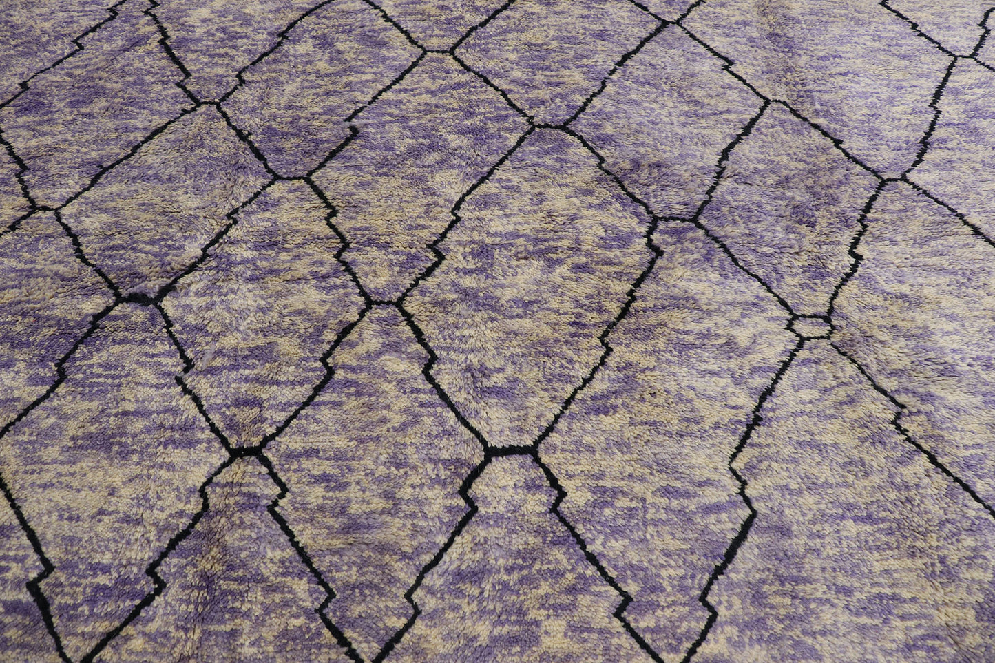 9 x 11 Modern Beni Mrirt Moroccan Rug 21177