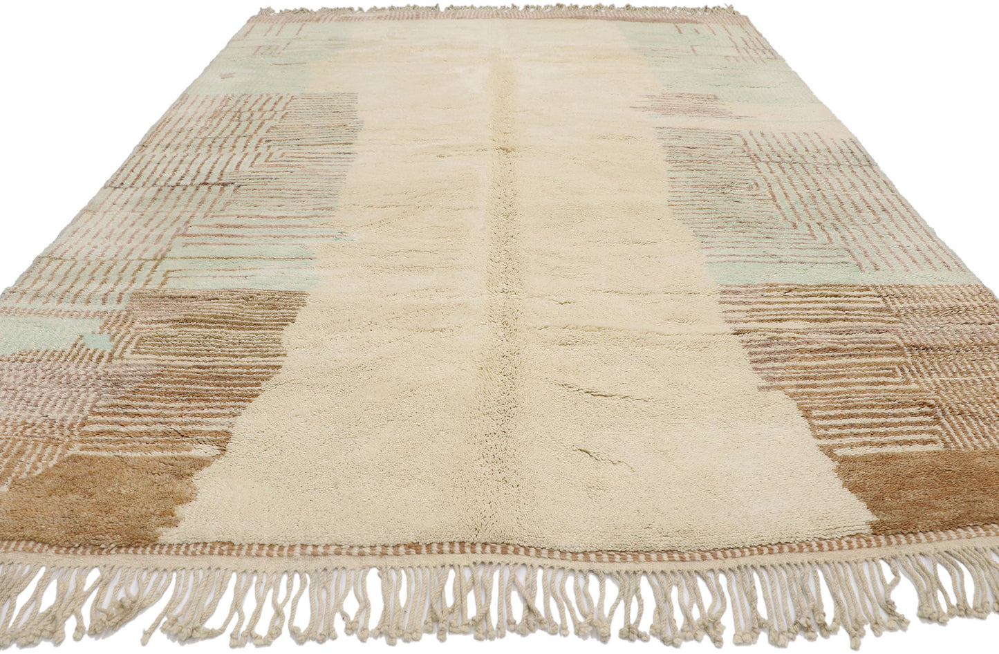 8 x 11 Modern Beni Mrirt Moroccan Rug 21179