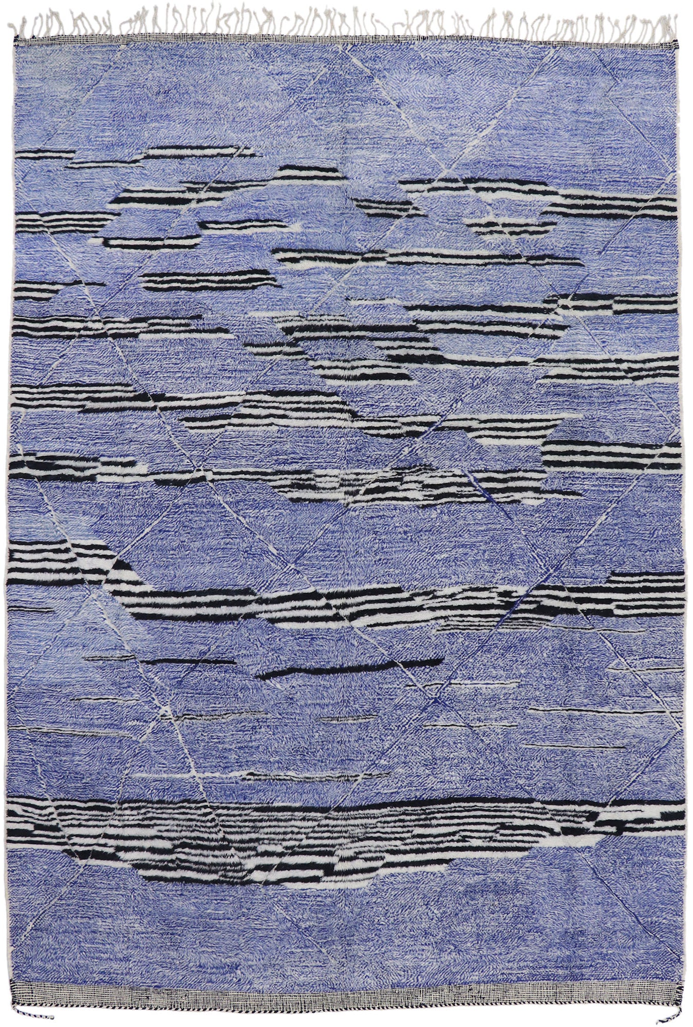 10 x 14 Modern Beni Mrirt Moroccan Rug 21184