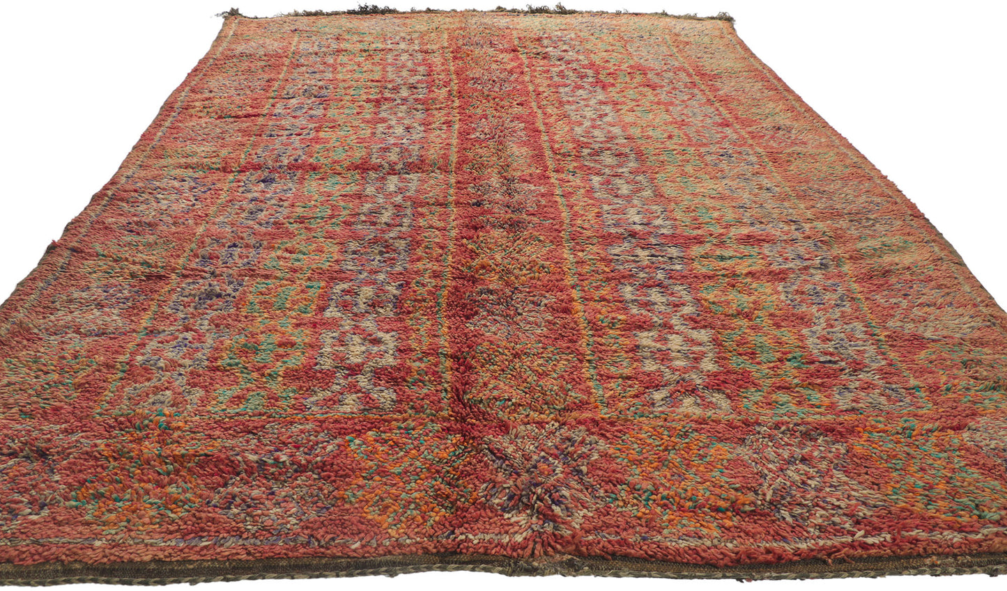 7 x 11 Vintage Beni MGuild Moroccan Rug 21202