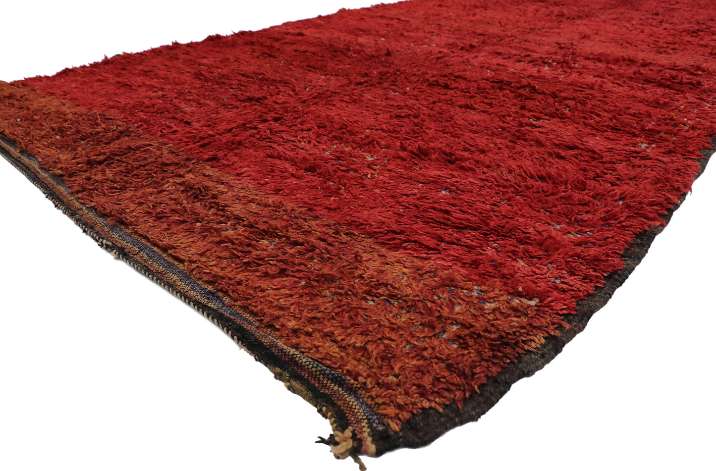 7 x 13 Vintage Red Moroccan Rug 21208
