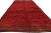 7 x 13 Vintage Red Moroccan Rug 21208