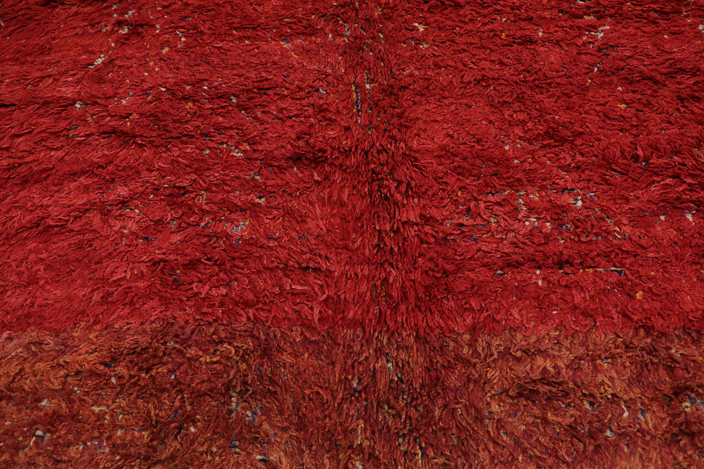 7 x 13 Vintage Red Moroccan Rug 21208