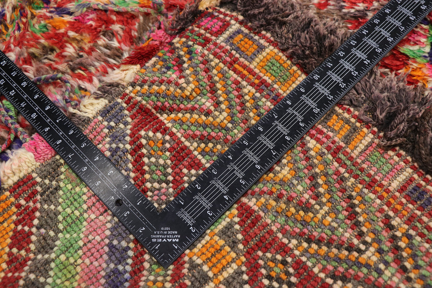 6 x 13 Vintage Red Beni MGuild Moroccan Rug 21210